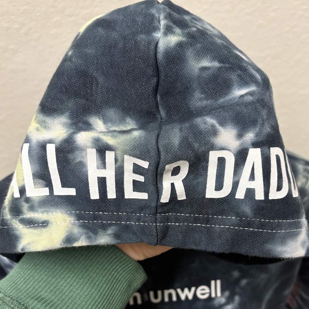 Barstool Sports Call her Daddy Tie-Dye Cropped Hoodie Size XL - Picture 8 of 14